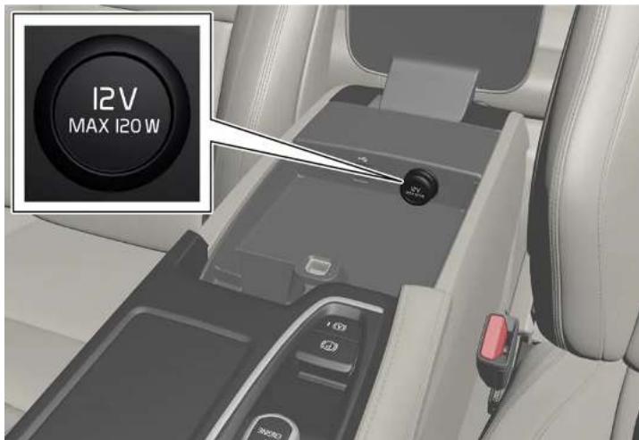 VOLVO S90 Hybride (2024) - Prise électrique 12 V - 1