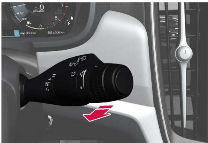 VOLVO S90 Hybride (2024) - Activier le lave-glace et le lave-phares - 1