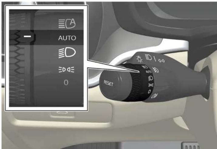 VOLVO S90 Hybride (2024) - Éclairage de ville - 1