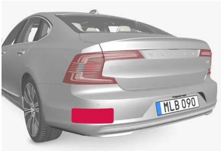 VOLVO S60 Hybride (2024) - Limites du BLIS\* - 1