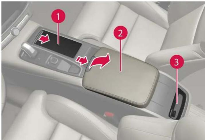 VOLVO S60 Hybride (2024) - Console du tunnel - 1