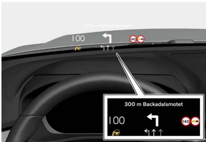 VOLVO S60 Hybride (2024) - Affichage tête haute\* - 1
