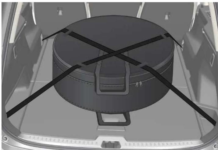 VOLVO S60 Hybride (2024) - Manipulation de la roue de secours\* - 1