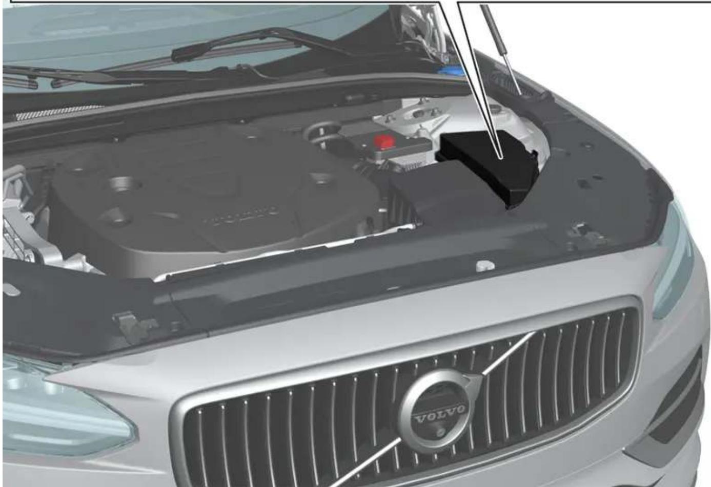 VOLVO S60 Hybride (2024) - Fusibles dans le compartiment moteur - 2