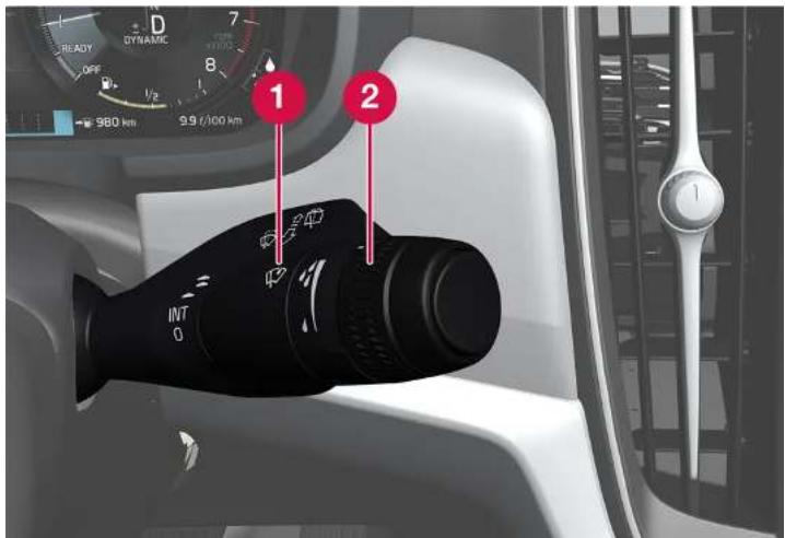 VOLVO S60 Hybride (2024) - Utiliser le capteur de pluie - 1