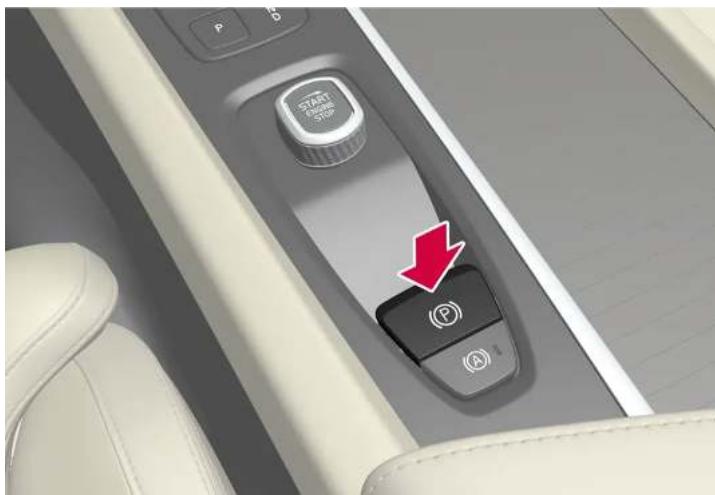 VOLVO S60 Hybride (2024) - Désactiver le frein de stationnement - 1