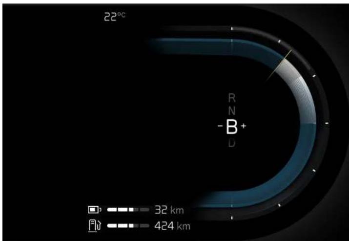 VOLVO S60 Hybride (2024) - Indicateur de rapport - 1