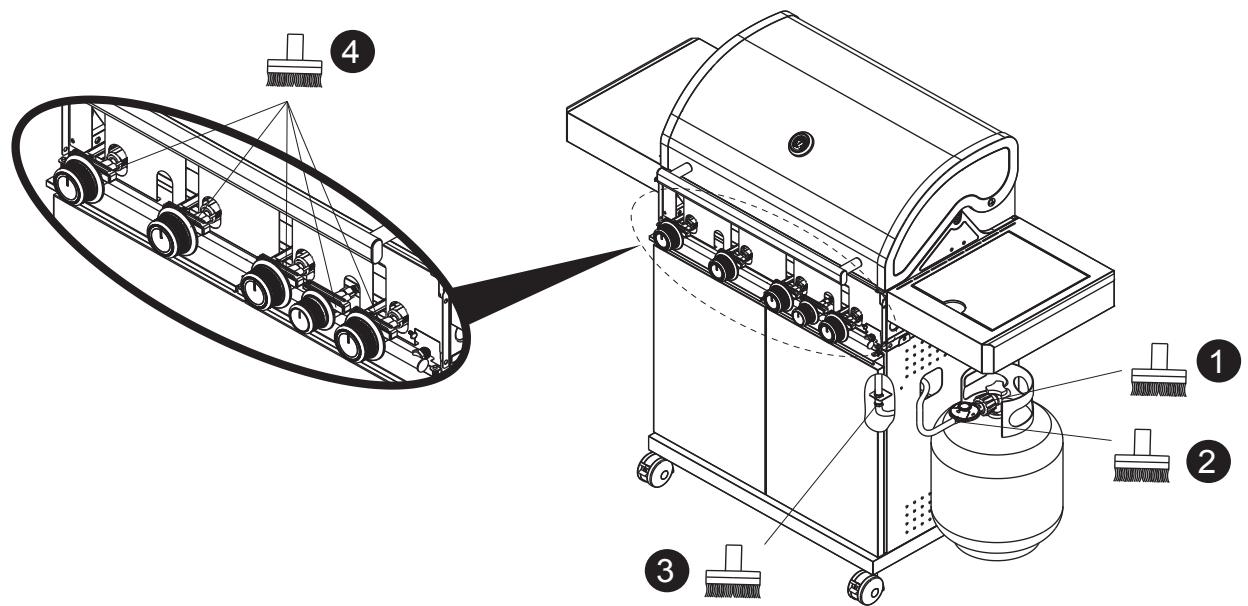 BRICO DEPOT Barbecue en inox 4 feux - 02 - 2