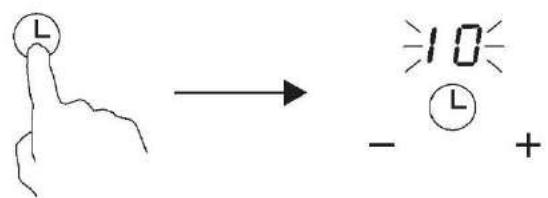 CANDY CID30 - Utilisation de la minuterie comme alarme - 1