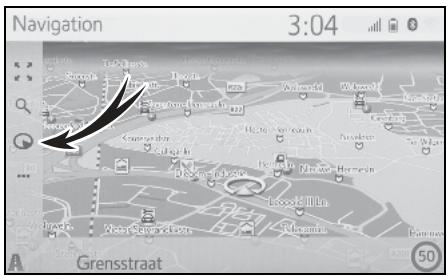 TOYOTA Hilux - Navigation et Multimédia - Disposition de la carte - 1