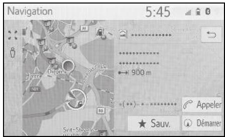 TOYOTA Hilux - Navigation et Multimédia - Affichage des détails des informations de l'entrée - 1