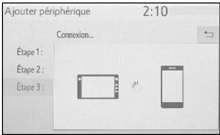 TOYOTA Hilux - Navigation et Multimédia - Enregistrement d'un téléphone Bluetooth® pour la première fois - 5