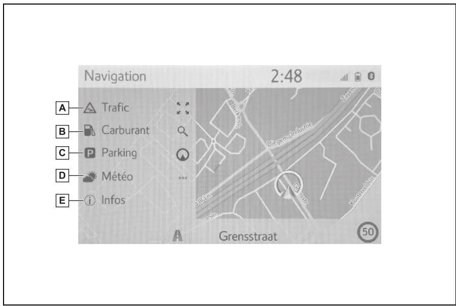 TOYOTA Hilux - Navigation et Multimédia - ■ Sauf pour le fonctionnement du guidage d'itinéraire - 1