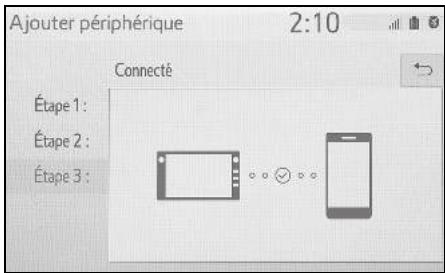 TOYOTA Hilux - Navigation et Multimédia - Enregistrement d'un téléphone Bluetooth® pour la première fois - 6