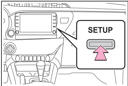 TOYOTA Hilux - Navigation et Multimédia - Affichage de l'écran des paramètres Wi-Fi® - 1