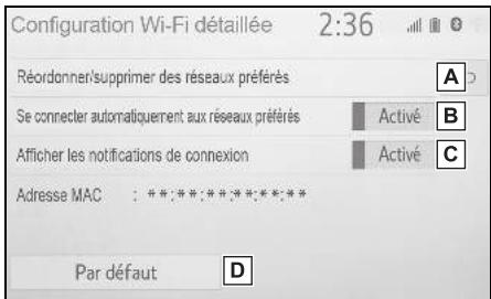 TOYOTA Hilux - Navigation et Multimédia - Configuration Wi-Fi® détaillée - 1