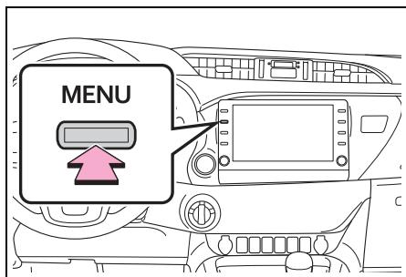TOYOTA Hilux - Navigation et Multimédia - Affichage de l'écran de réglage de l'écran - 1