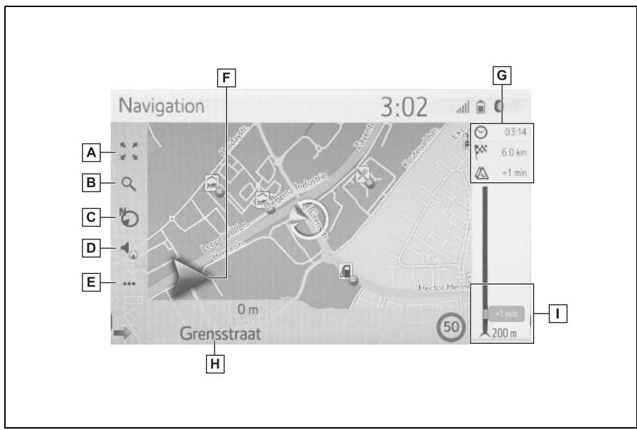 TOYOTA Hilux - Navigation et Multimédia - Ecran de carte - 1