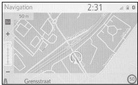 TOYOTA Hilux - Navigation et Multimédia - Echelle de la carte - 1