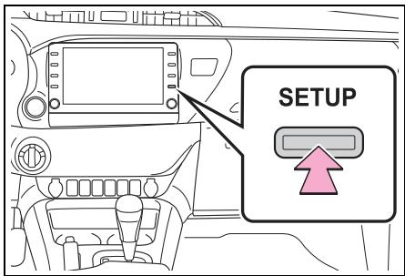 TOYOTA Hilux - Navigation et Multimédia - Personnalisation de l'écran d'accueil - 1