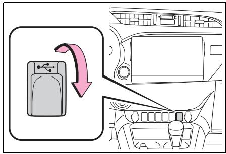 TOYOTA Hilux - Navigation et Multimédia - Transfert des PDI et itinéraires via un périphérique de stockage USB - 1
