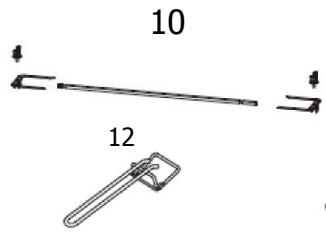 BRANDT FC55MUW - Les accessoires : - 1