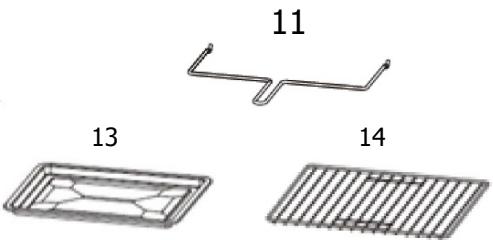 BRANDT FC55MUW - Les accessoires : - 2