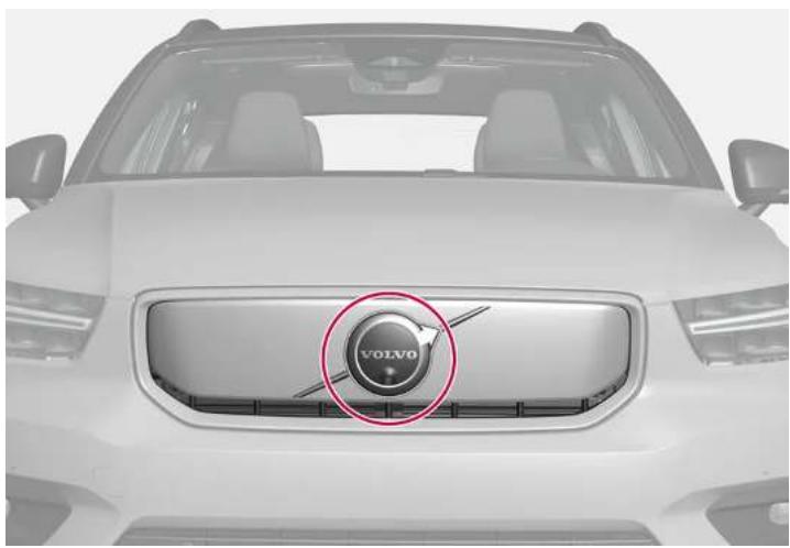VOLVO V90 Cross Country (2025) - Position des unités radar - 1