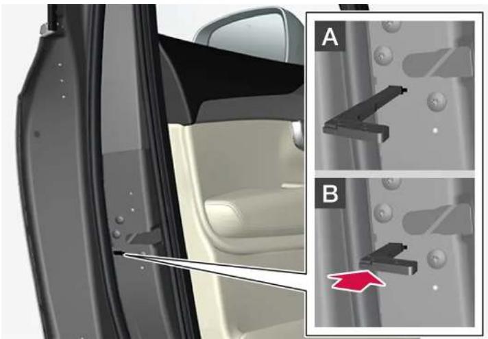VOLVO V90 Cross Country (2025) - Verrouillage avec la lame de clé - 1