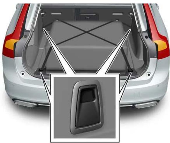 VOLVO V90 Cross Country (2025) - Œillets de retenue de charge - 1