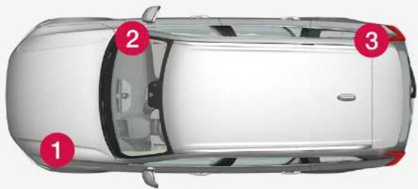 VOLVO V90 Cross Country (2025) - Emplacement des centrales électriques - 1