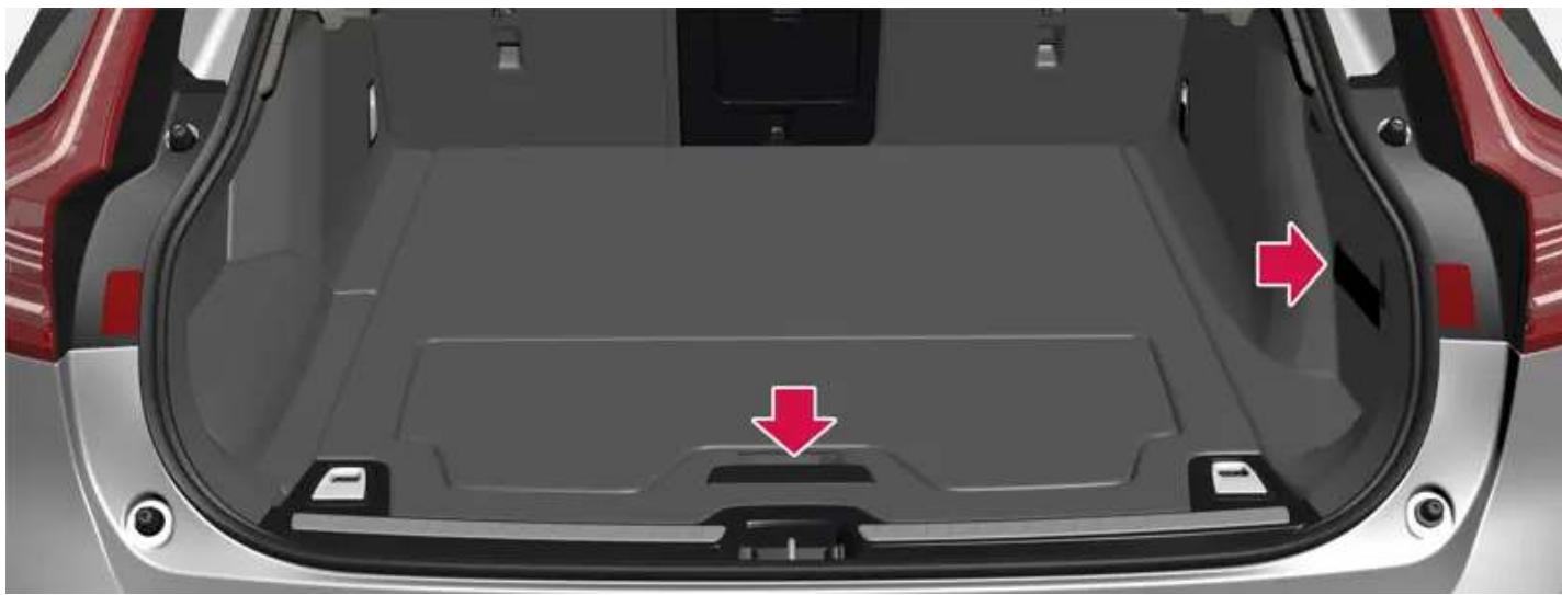 VOLVO V90 Cross Country (2025) - Compartiment à bagages - 1
