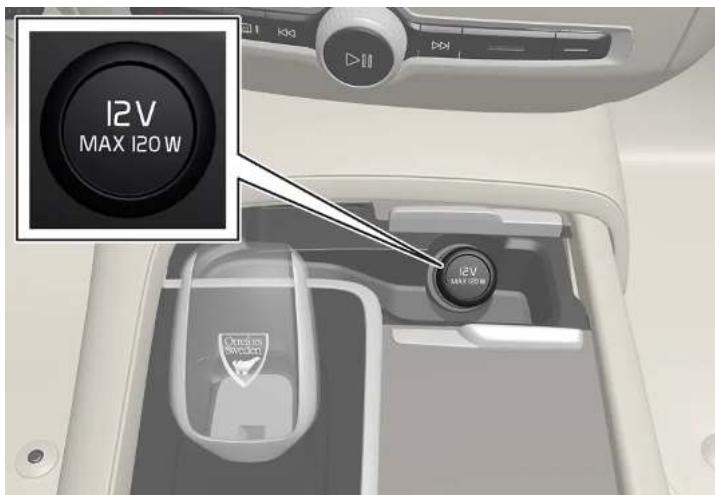 VOLVO V90 Cross Country (2025) - Prise électrique 12 V - 1