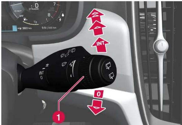 VOLVO V90 Cross Country (2025) - Utiliser les essuie-glaces - 1