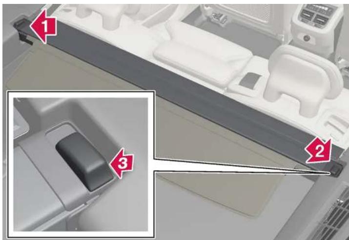 VOLVO V90 Cross Country (2025) - Monter le cache-bagages - 1