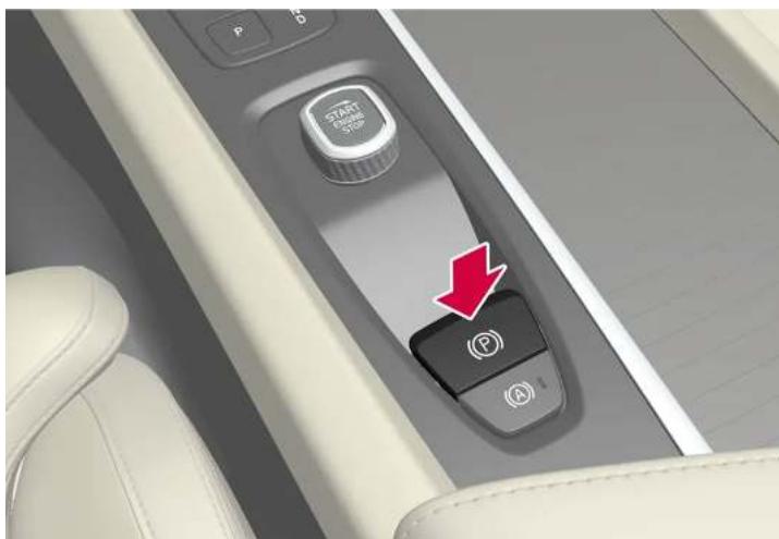 VOLVO V90 Cross Country (2025) - Désactiver le frein de stationnement - 1