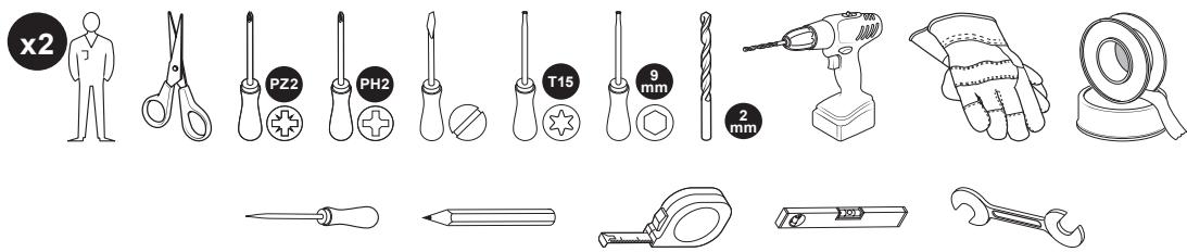 BRICO DEPOT Lave-vaisselle encastrable 13 couverts - FR Vous aurez besoin de - 1