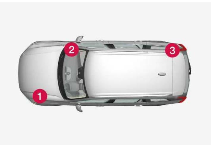 VOLVO V60 Hybride (2024) - Emplacement des centrales électriques - 1