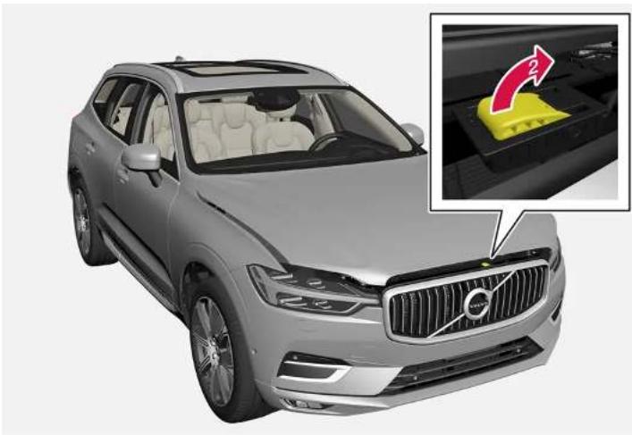 VOLVO V60 Hybride (2024) - Ouvr le capot - 2
