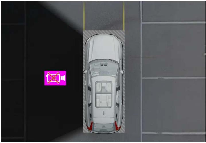 VOLVO V60 Hybride (2024) - Dysfonctionnement de laamera d'aide au stationnement - 1