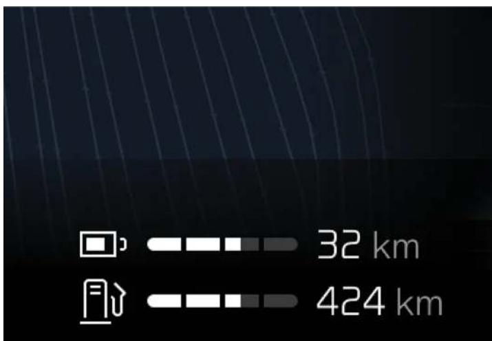 VOLVO V60 Hybride (2024) - Autonomie à l'écran conducteur - 1