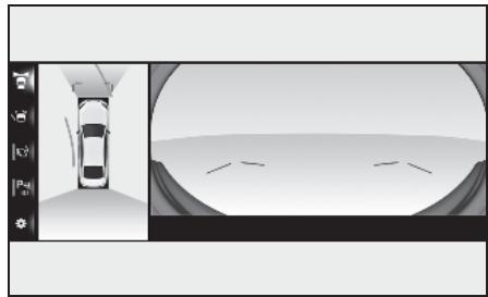 LEXUS LS XF50 - Système de navigation - Commutation du mode de lignes de guidage - 2