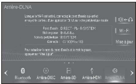 LEXUS LS XF50 - Système de navigation - Modification du nom et du mot de passage du point d'accès - 1