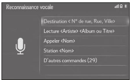 LEXUS LS XF50 - Système de navigation - Fonctionnement du système de commande vocale - 1