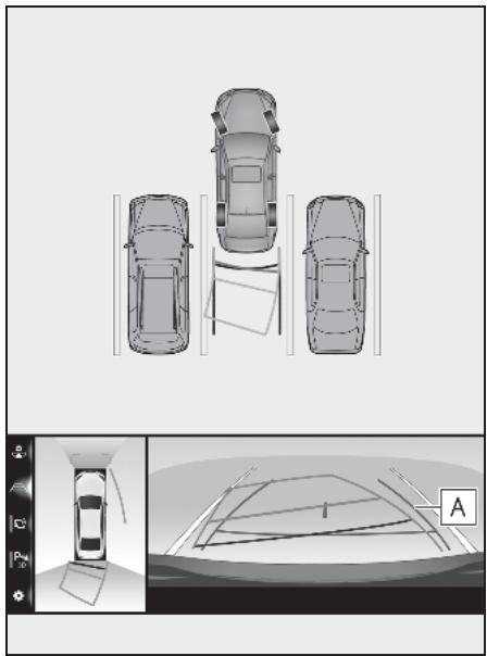 LEXUS LS XF50 - Système de navigation - Utilisation de la ligne de trajectorie estimée - 2