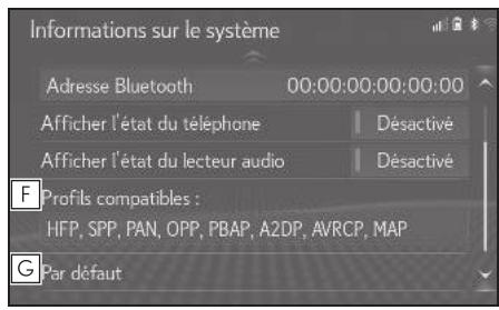 LEXUS LS XF50 - Système de navigation - Modification des informations du système - 2