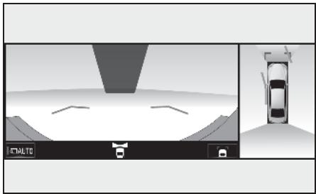 LEXUS LS XF50 - Système de navigation - Commutation du mode de lignes de guidage - 2