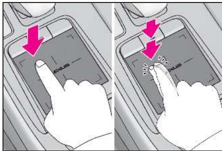 LEXUS LS XF50 - Système de navigation - Fonctionnement du pavé tactile - 2