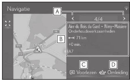 LEXUS LS XF50 - Système de navigation - Listedes messagesde circulation - 3