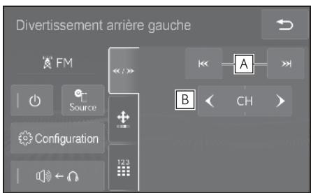 LEXUS LS XF50 - Système de navigation - Écran de fonctionnement (Radio AM/FM) - 1